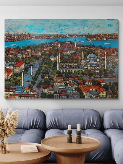 Sultan Ahmet Meydanı Yağlı Boya Tablosu