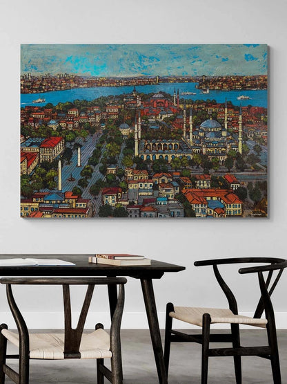 Sultan Ahmet Meydanı Yağlı Boya Tablosu