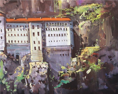 Sümela Manastırı Yağlı Boya Tablosu