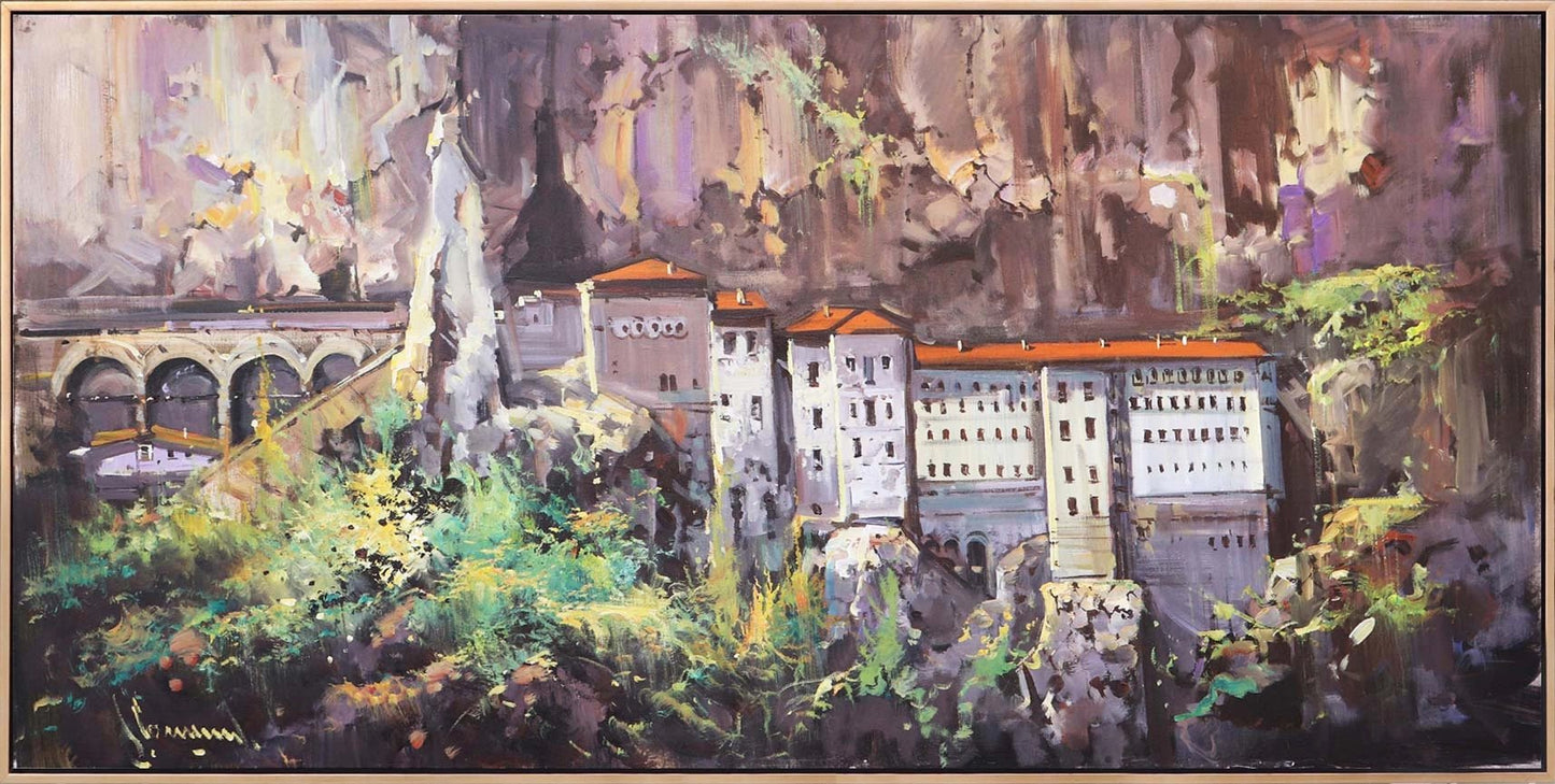 Sümela Manastırı Yağlı Boya Tablosu