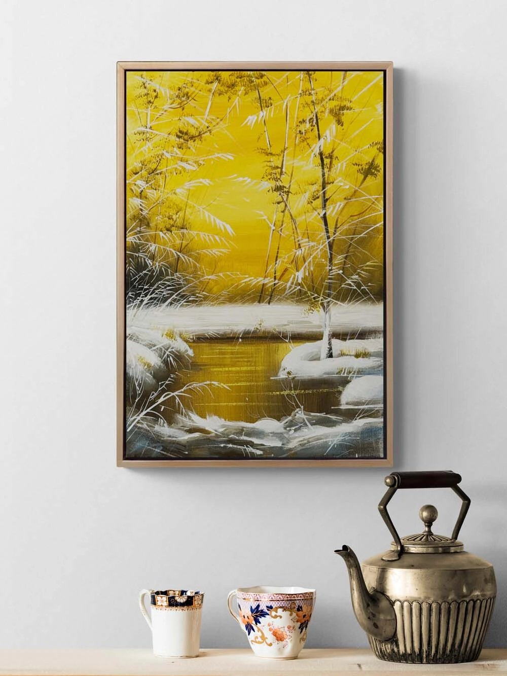 Suskun Bir Gün Yağlı Boya Tablosu