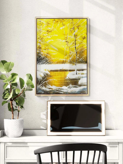 Suskun Bir Gün Yağlı Boya Tablosu