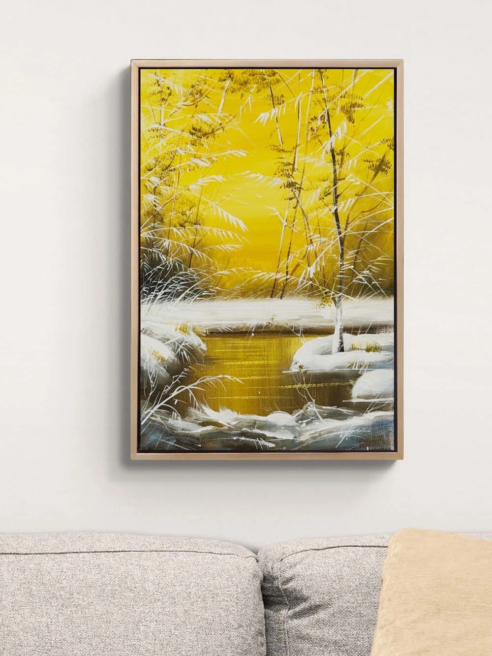 Suskun Bir Gün Yağlı Boya Tablosu