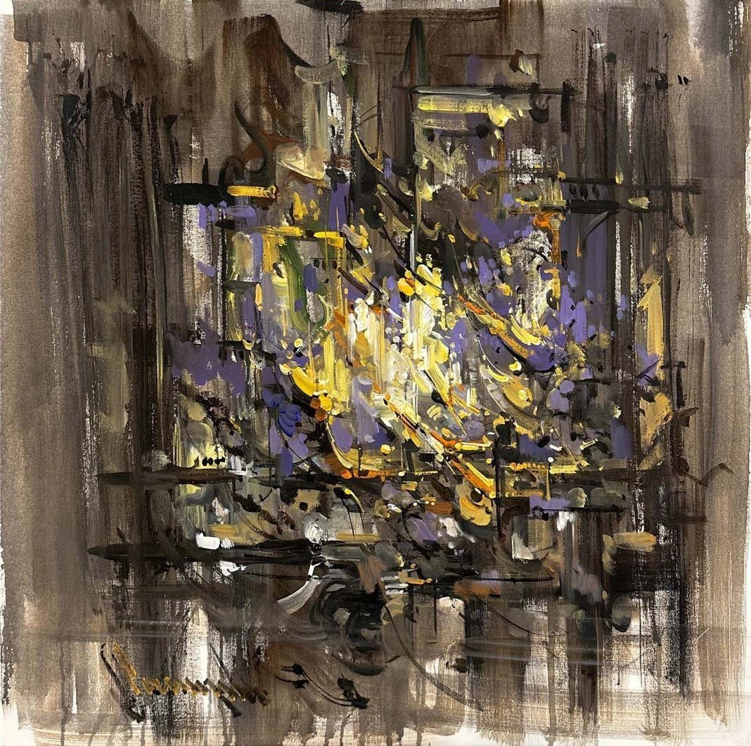 Suskunluk Çizgisi Yağlı Boya Tablosu