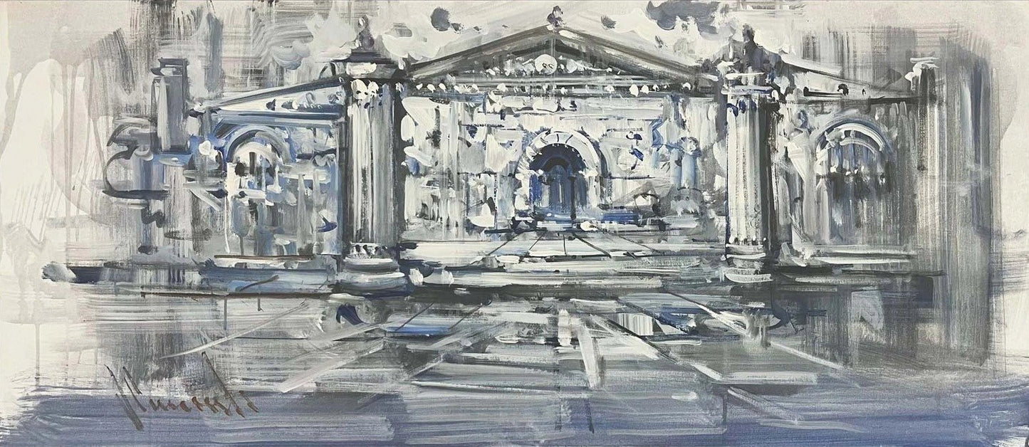 Tarihin Mavisi Yağlı Boya Tablosu