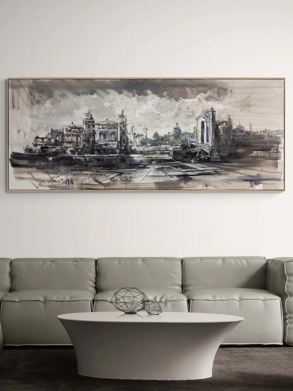 Taşta Kalan Zaman Yağlı Boya Tablosu