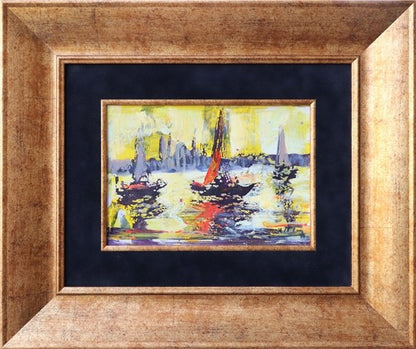 Tekne Serüveni Yağlı Boya Tablosu