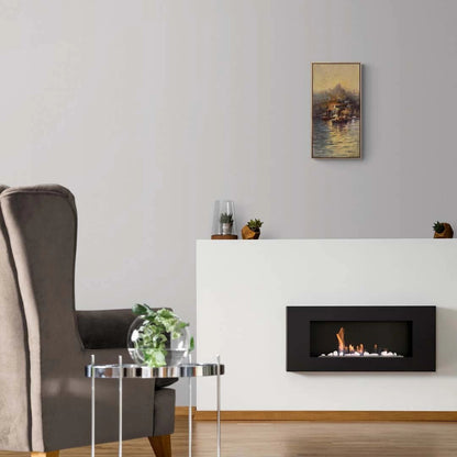 Teknelerin Boğazdaki Duruşu Yağlı Boya Tablosu