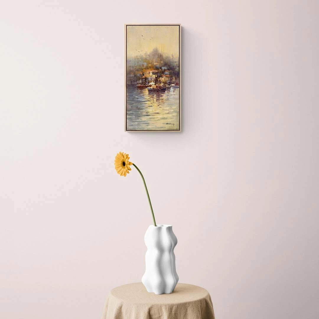 Teknelerin Boğazdaki Duruşu Yağlı Boya Tablosu