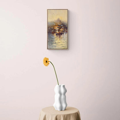 Teknelerin Boğazdaki Duruşu Yağlı Boya Tablosu