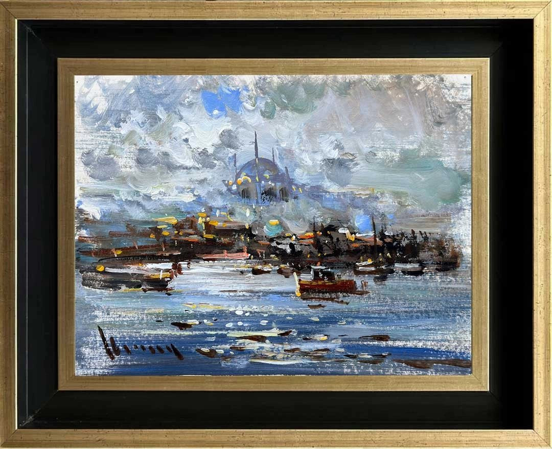 Teknelerin Gölgesinde Zaman Yağlı Boya Tablosu