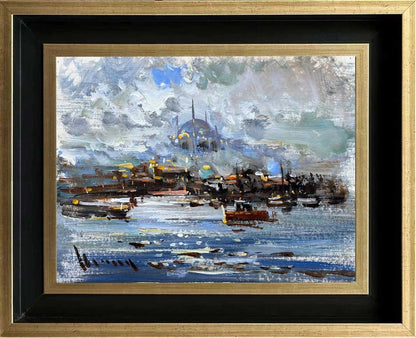 Teknelerin Gölgesinde Zaman Yağlı Boya Tablosu