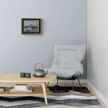 Teknelerin Gölgesinde Zaman Yağlı Boya Tablosu