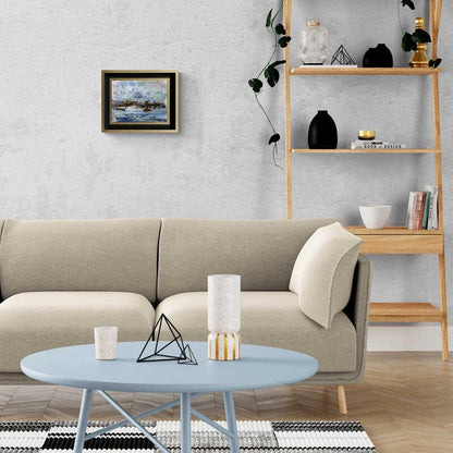 Teknelerin Gölgesinde Zaman Yağlı Boya Tablosu