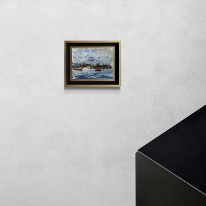 Teknelerin Gölgesinde Zaman Yağlı Boya Tablosu