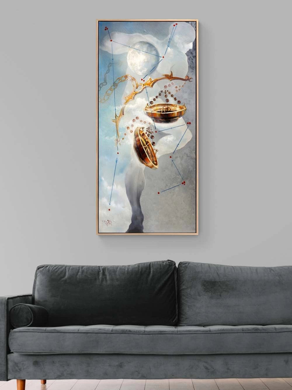 Terazi Burcu Yağlı Boya Tablosu