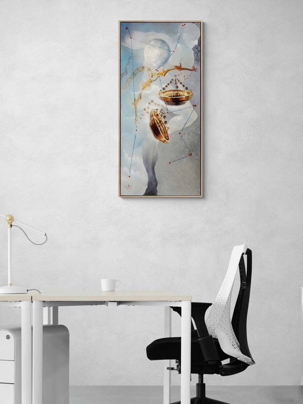 Terazi Burcu Yağlı Boya Tablosu