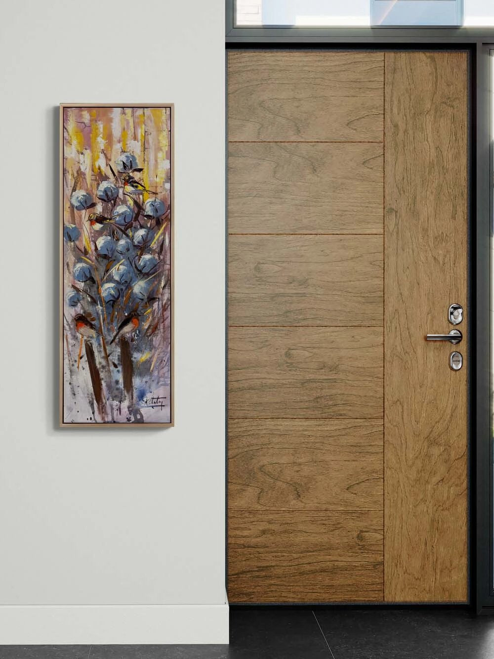 Toprağın Beyaz Hatırası Yağlı Boya Tablosu