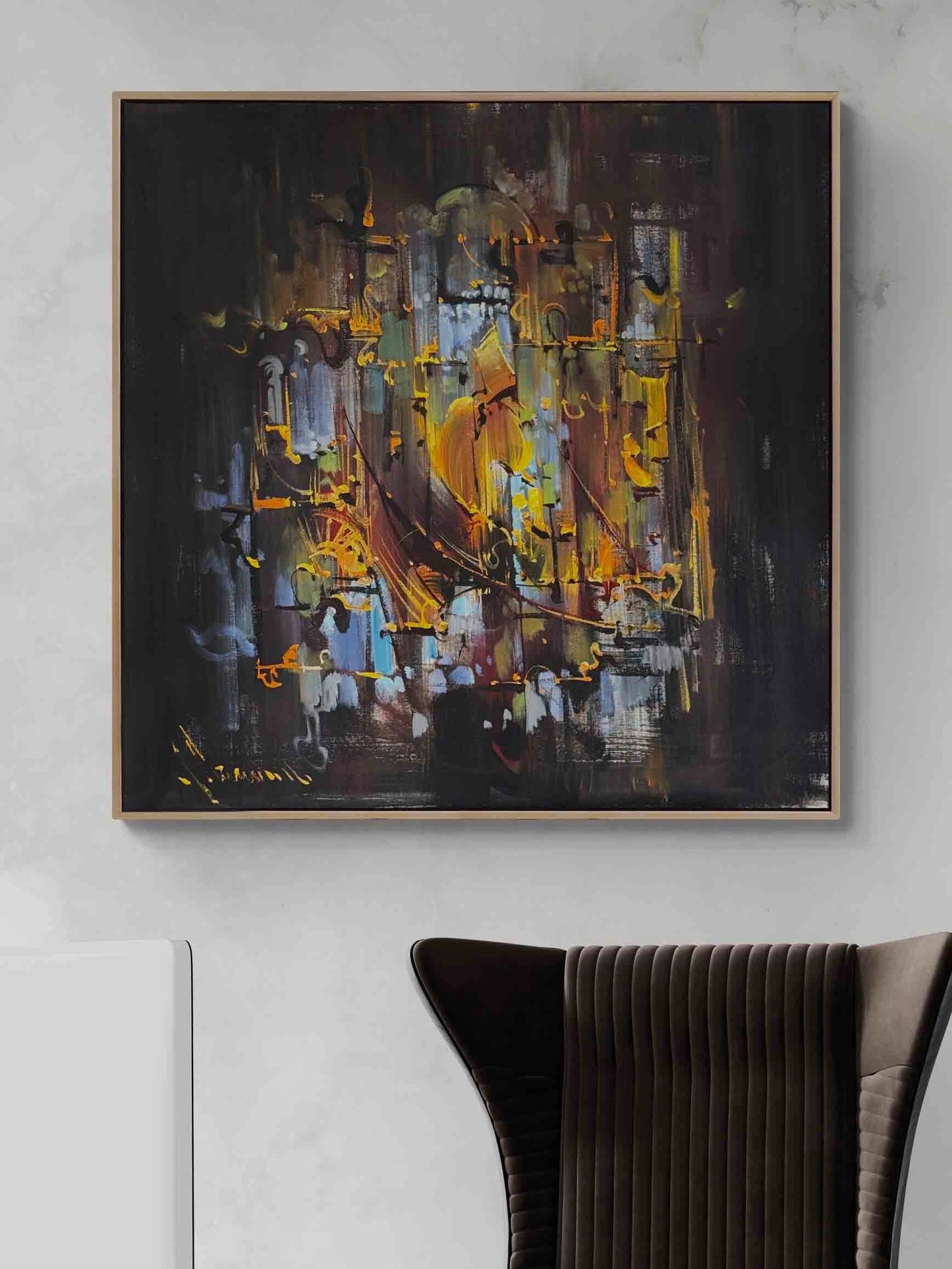 Toprağın Oyunu Yağlı Boya Tablosu