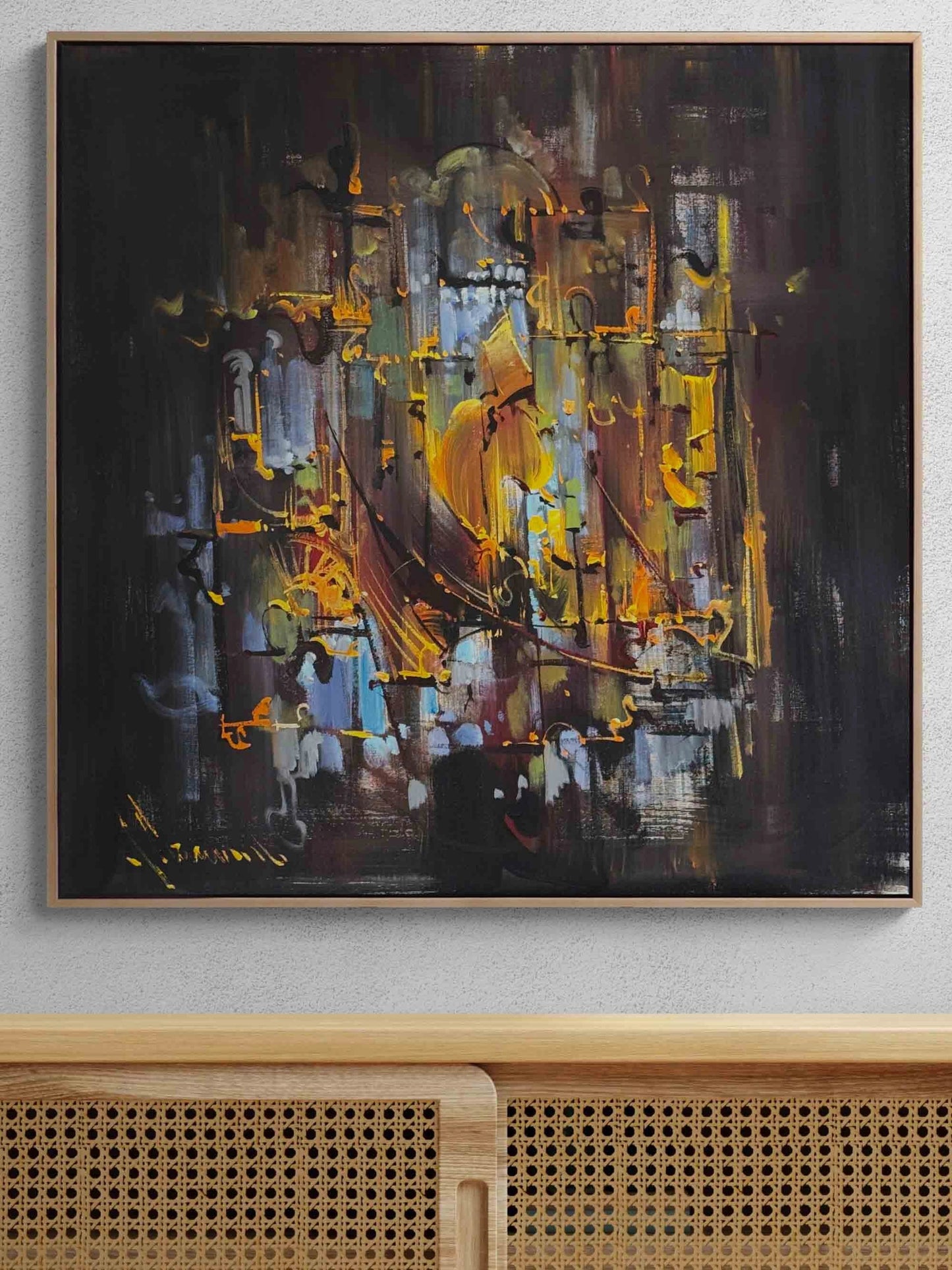 Toprağın Oyunu Yağlı Boya Tablosu