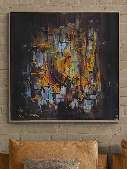 Toprağın Oyunu Yağlı Boya Tablosu