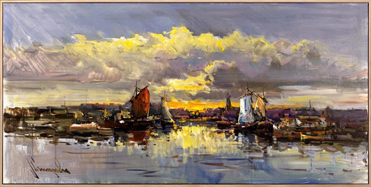 Ufka Bırakılan Düş Yağlı Boya Tablosu