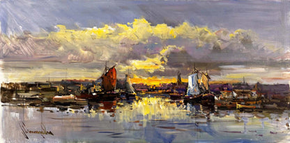 Ufka Bırakılan Düş Yağlı Boya Tablosu