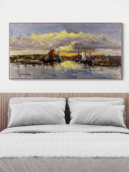 Ufka Bırakılan Düş Yağlı Boya Tablosu