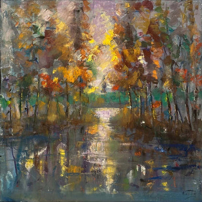 Ufka Doğru Sessizlik Yağlı Boya Tablosu