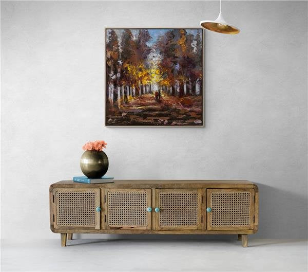 Sonbahar Düşlerin İklimi Yağlı Boya Tablosu