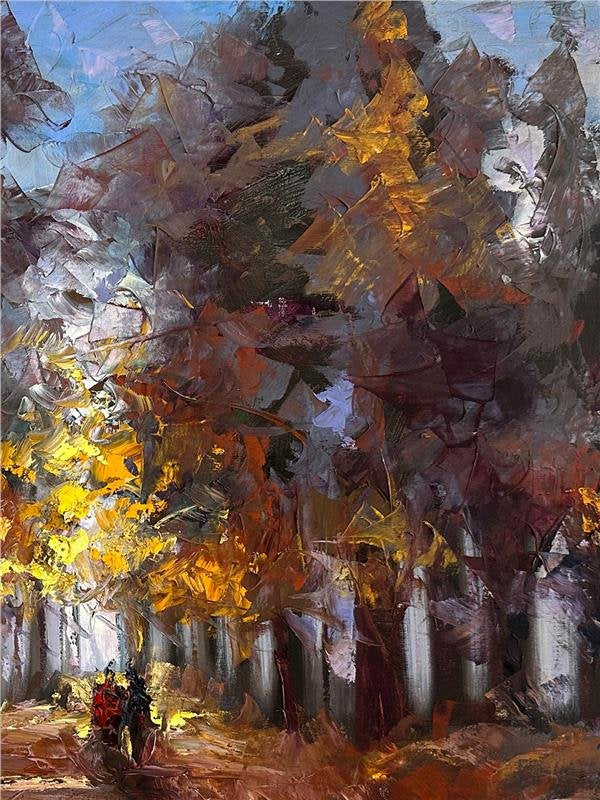 Sonbahar Düşlerin İklimi Yağlı Boya Tablosu