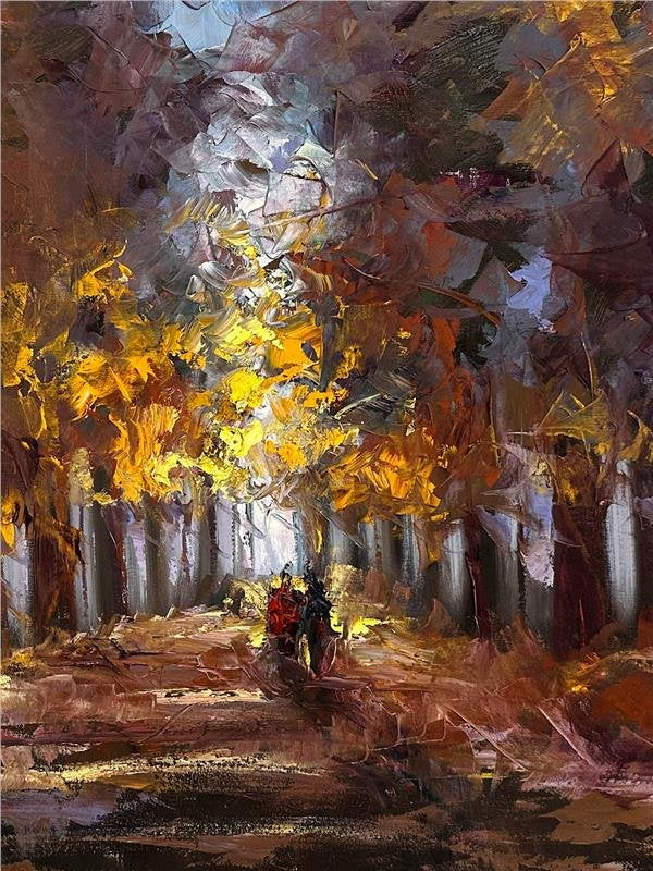 Sonbahar Düşlerin İklimi Yağlı Boya Tablosu