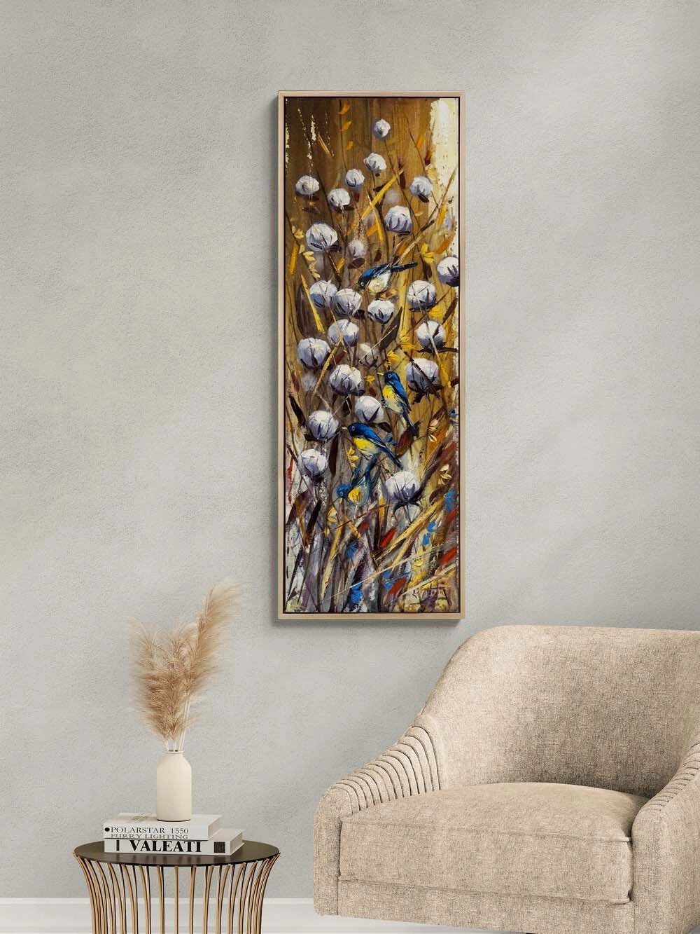 Ufukta Açan Pamuk Yağlı Boya Tablosu