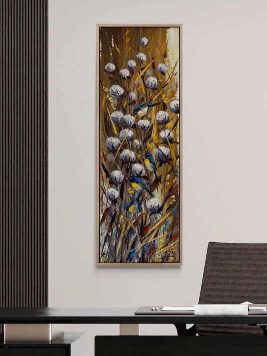 Ufukta Açan Pamuk Yağlı Boya Tablosu