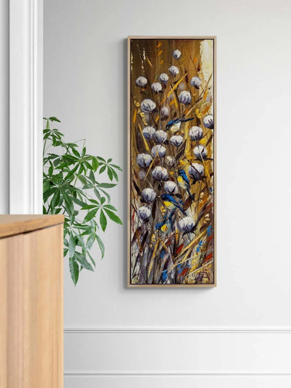 Ufukta Açan Pamuk Yağlı Boya Tablosu