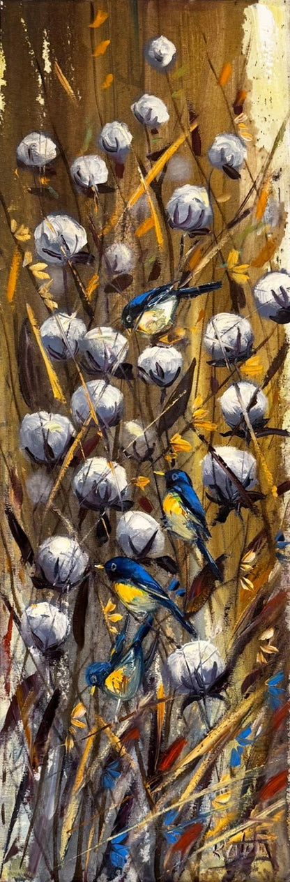 Ufukta Açan Pamuk Yağlı Boya Tablosu