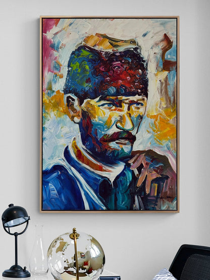 Ulu Önder Atatürk Yağlı Boya Tablosu