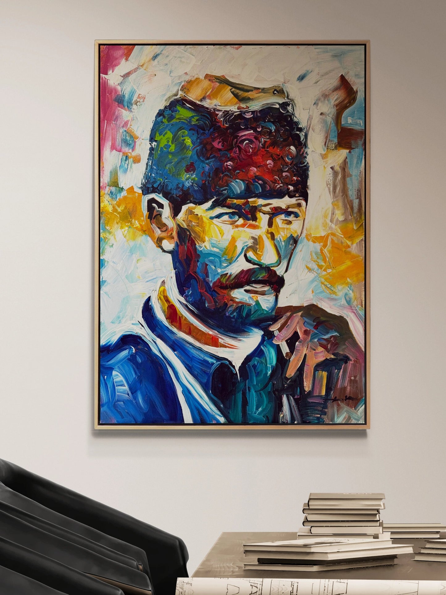 Ulu Önder Atatürk Yağlı Boya Tablosu