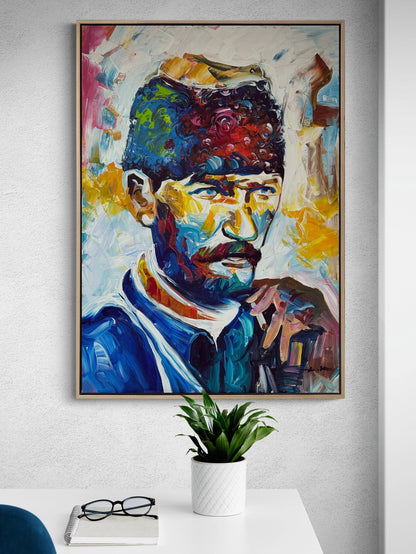 Ulu Önder Atatürk Yağlı Boya Tablosu