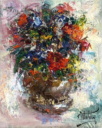 Umudun Çiçekleri Yağlı Boya Tablosu