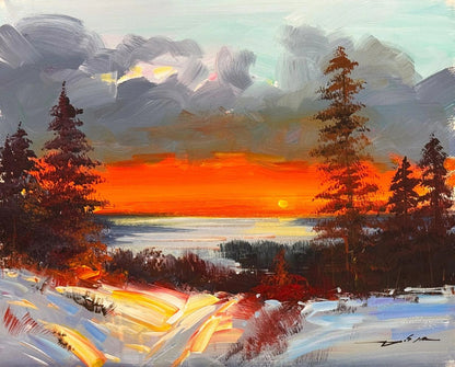 Unutulmuş Bir Mevsim Yağlı Boya Tablosu