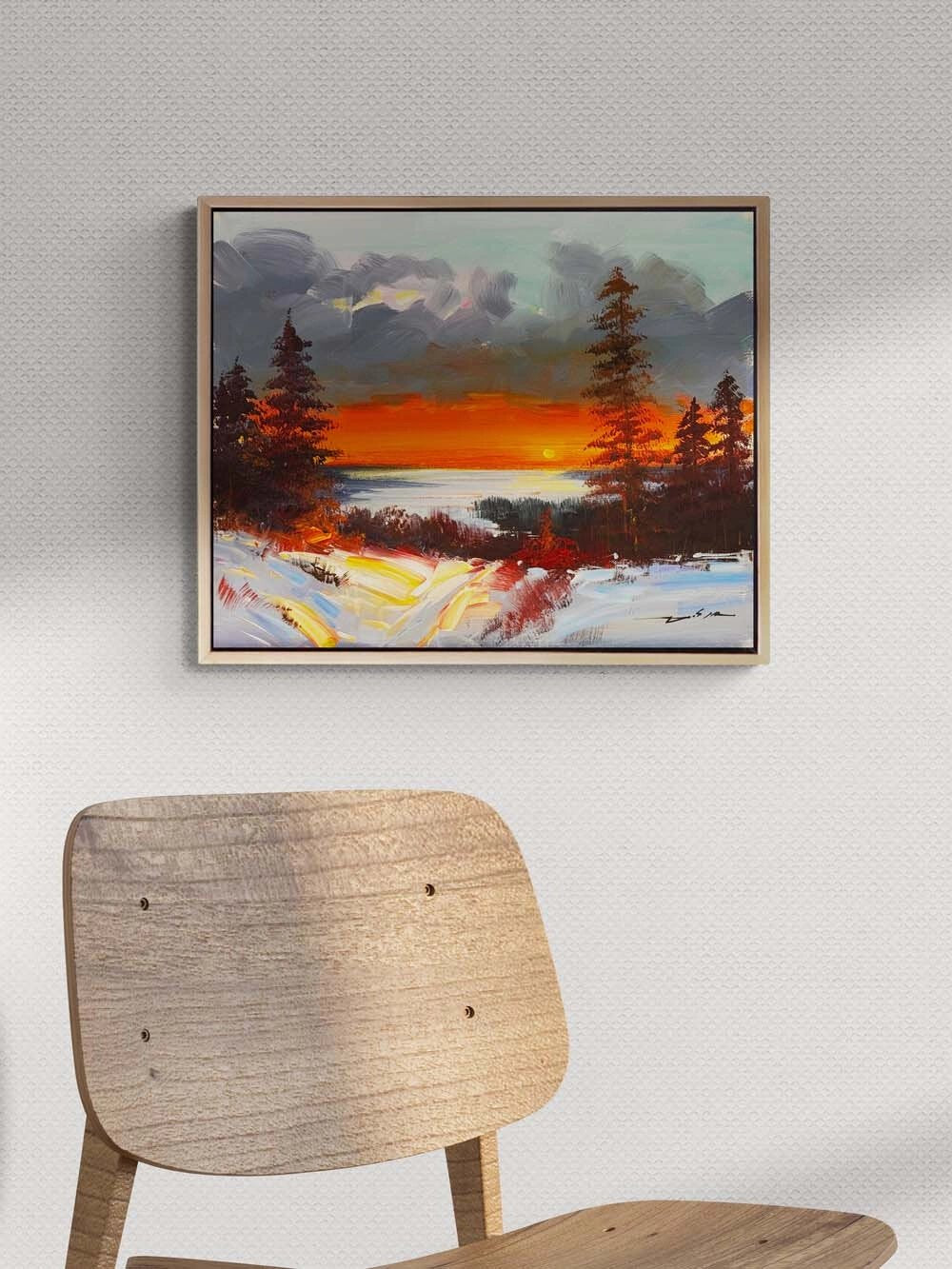 Unutulmuş Bir Mevsim Yağlı Boya Tablosu