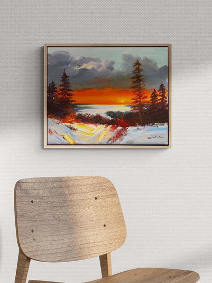 Unutulmuş Bir Mevsim Yağlı Boya Tablosu