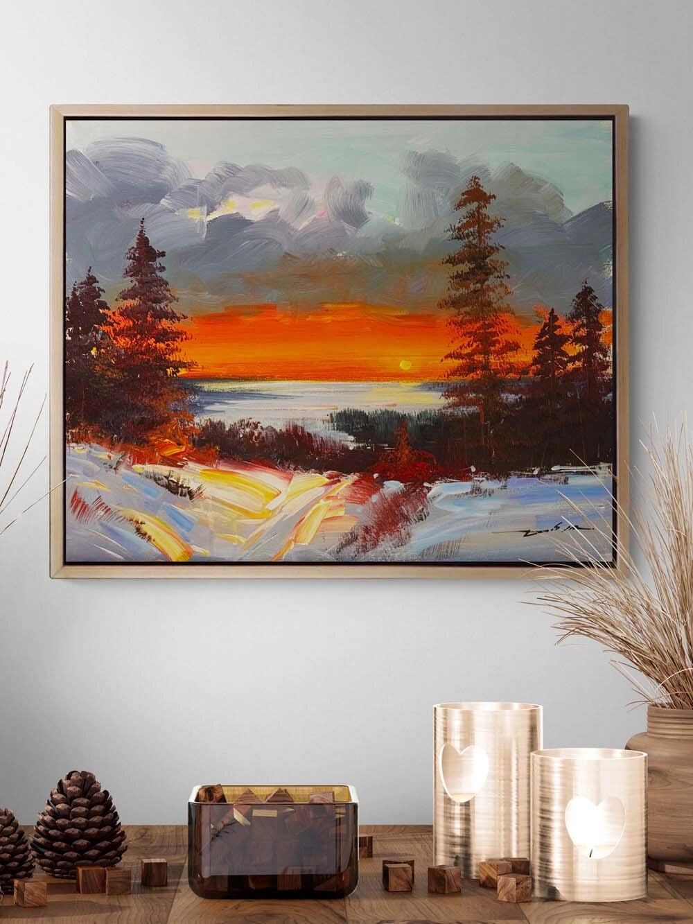 Unutulmuş Bir Mevsim Yağlı Boya Tablosu