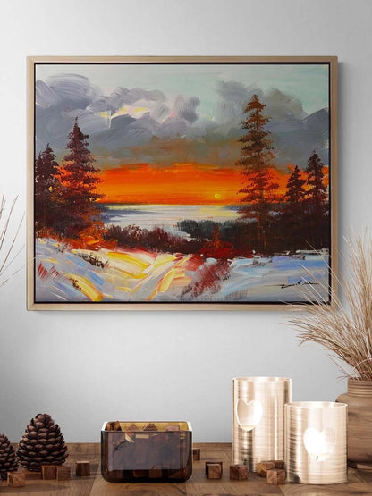 Unutulmuş Bir Mevsim Yağlı Boya Tablosu