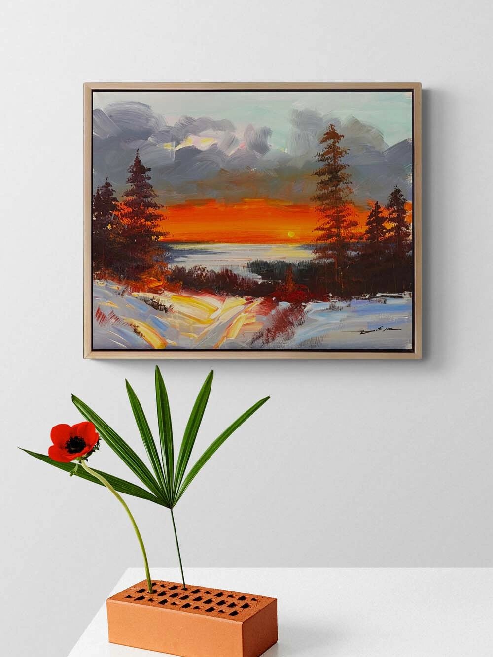 Unutulmuş Bir Mevsim Yağlı Boya Tablosu