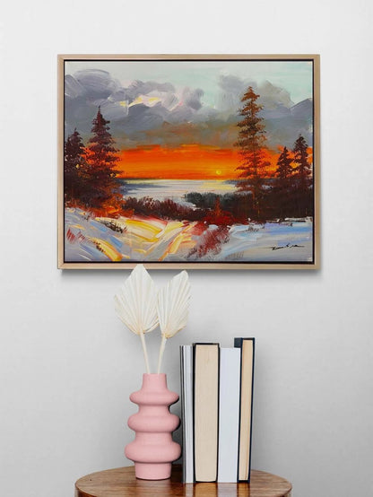 Unutulmuş Bir Mevsim Yağlı Boya Tablosu