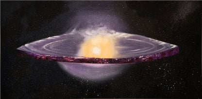 Uzay Keşfi Yağlı Boya Tablosu