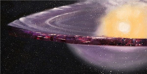 Uzay Keşfi Yağlı Boya Tablosu