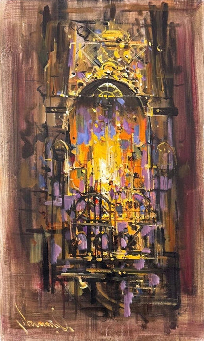 Varlığın İzleri Yağlı Boya Tablosu